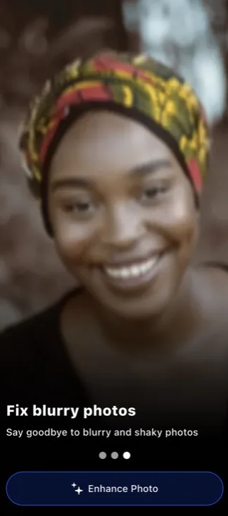 AI Photo Unblur: BlurBuster HD, screenshot 1