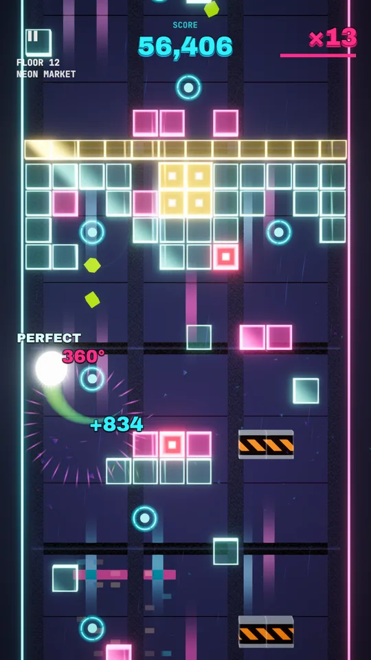 SHATTERSWING screenshot: One-thumb swinging
